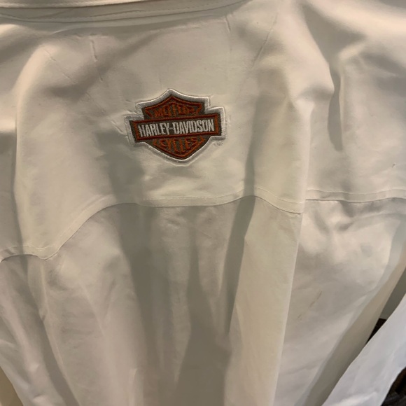 Harley-Davidson Men's White Shirt - Picture 2 of 5